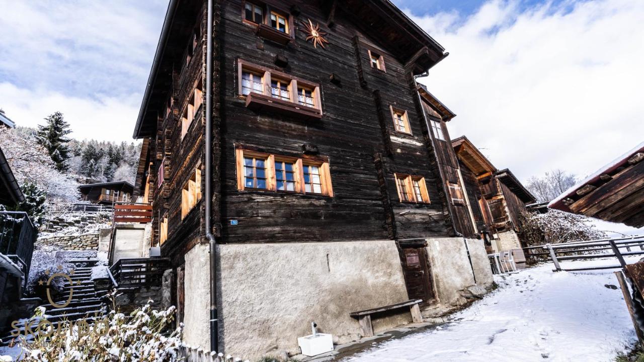 Heimeliges Walliserhaus Fiesch Exterior foto